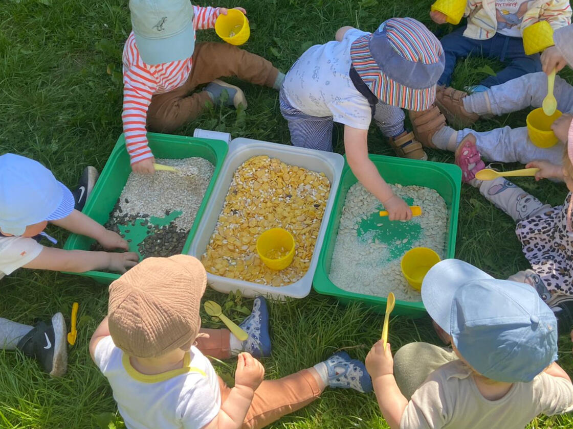 Untitled Sensory activities in the garden of Mariposa Nursery