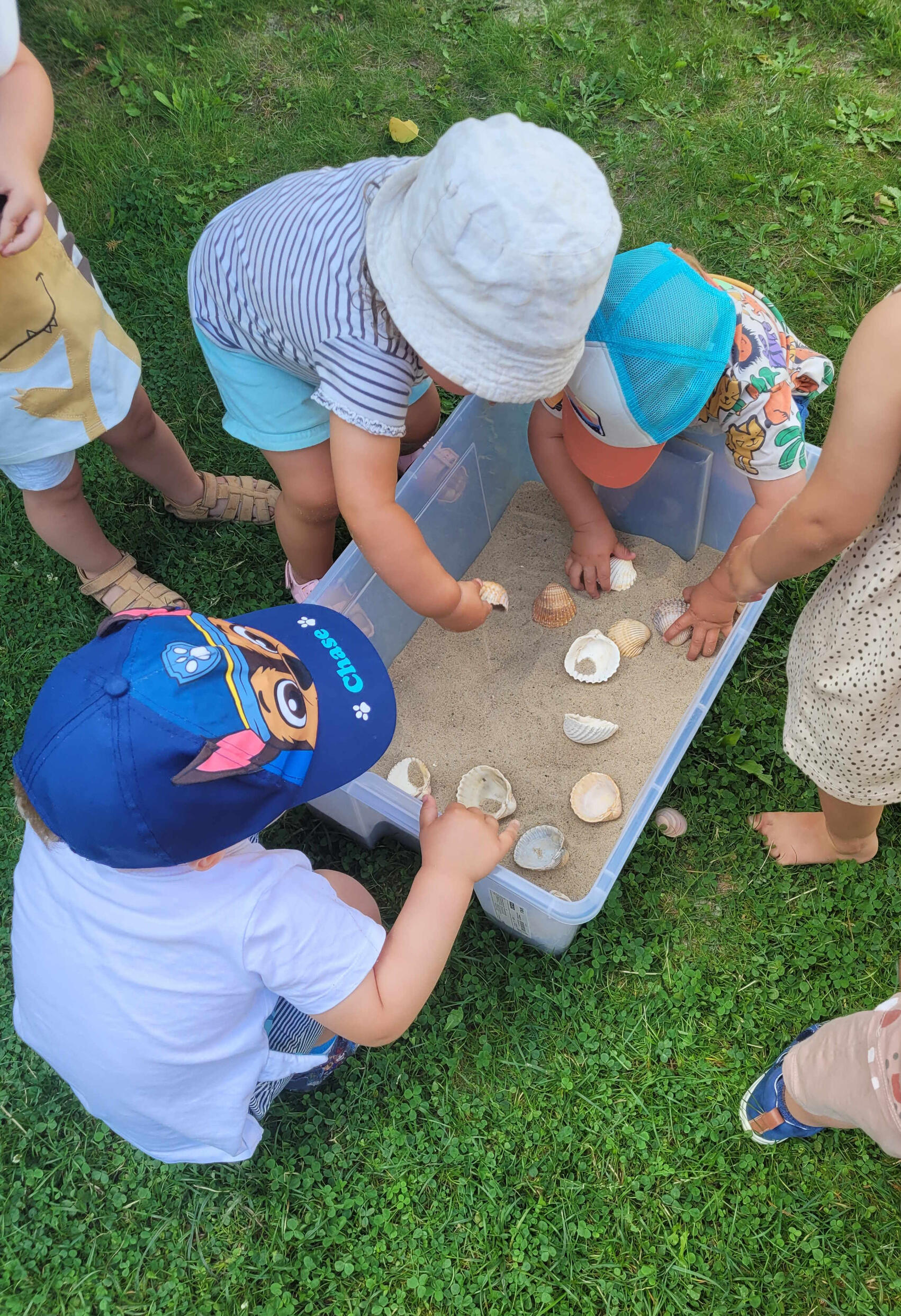 Żłobek Mariposa – Targówek Children playing on the playground at Mariposa Nursery in Warsaw