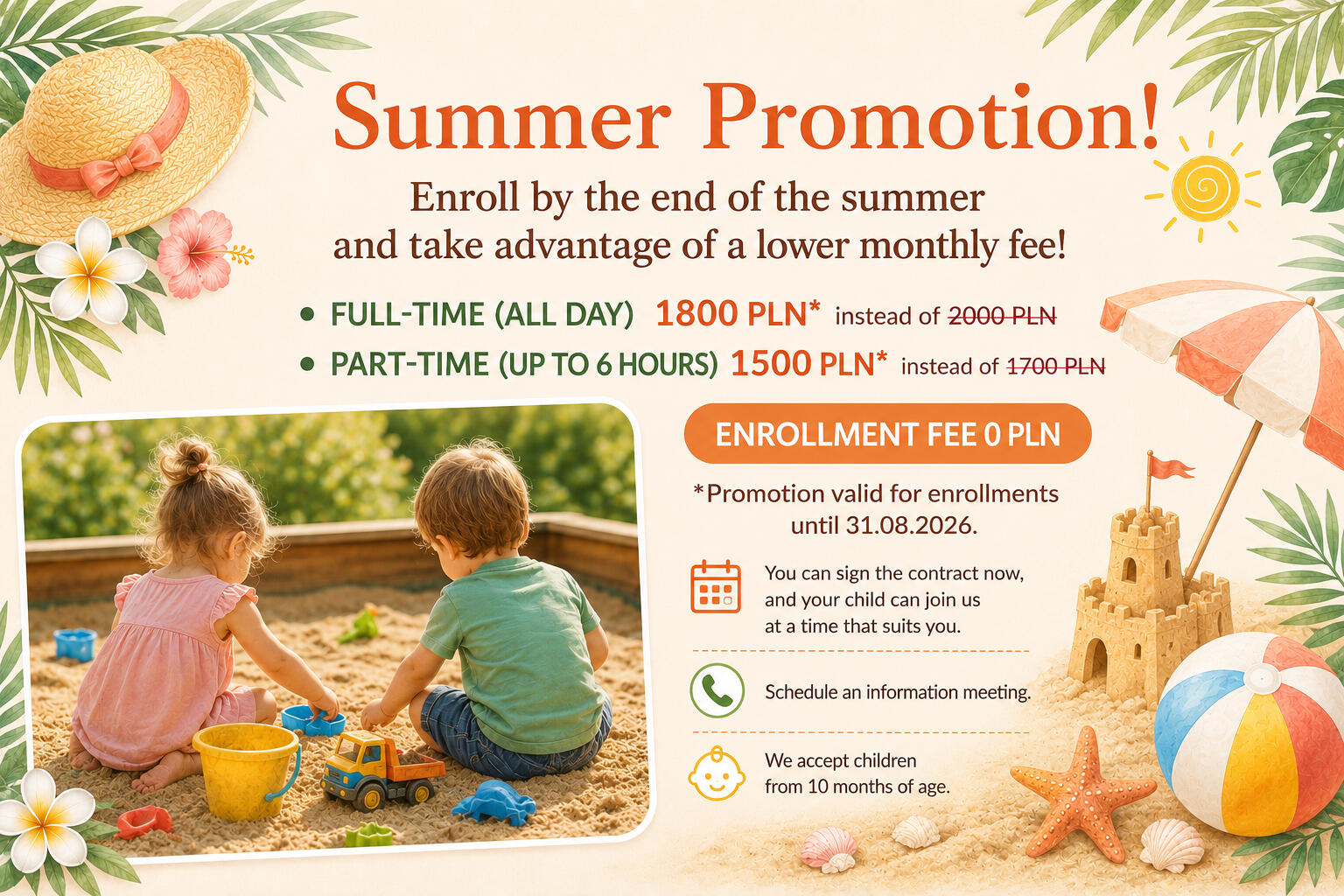 promotion at Mariposa Nursery in Targówek